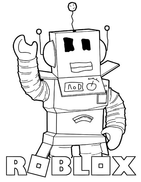 Desenho Roblox Para Colorir E Imprimir