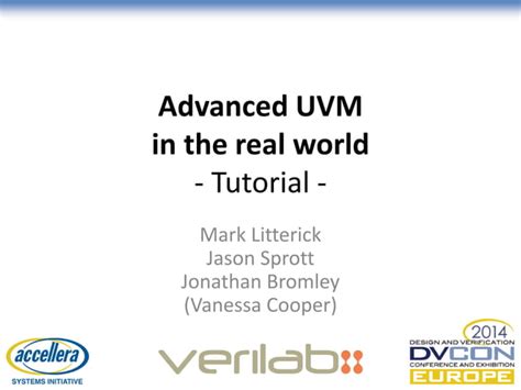 UVM TUTORIAL PPT