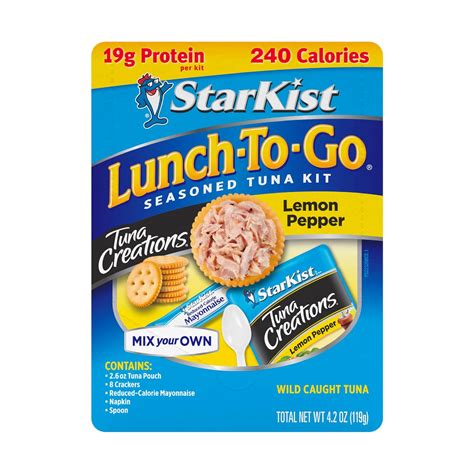 Amazon Starkist Lunch To Go Tuna Creations Lemon Pepper Tuna