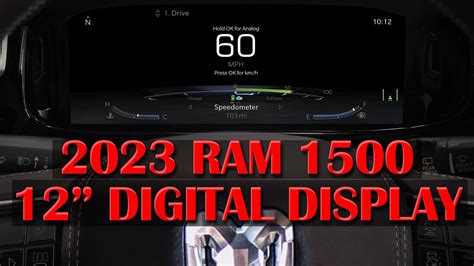 2023 Ram 1500 New Digital Instrument Cluster Confirmed Youtube