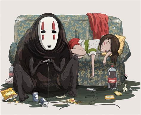 Маска безликого из унесенные призраками - фото и картинки abrakadabra.fun