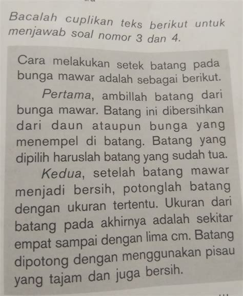 Contoh Kata Kerja Imperatif Pada Teks Prosedur