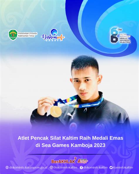 Atlet Pencak Silat Kaltim Raih Medali Emas Di Sea Games Kamboja