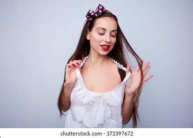 Sexy Brunette Long Hair Stock Photo 396310606 Shutterstock
