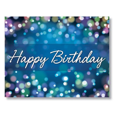 Birthday Sparkle Corporate Birthday Cards For Business Clients & Staff