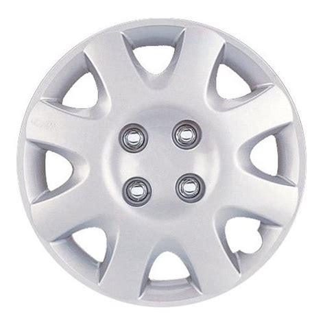 Kt Kt895 14sl Silver 14in Plastic Universal Wheel Cover 4 Piece