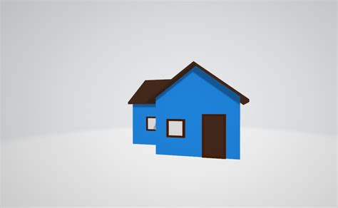 simple house  poly  vr ar  poly  model cgtrader