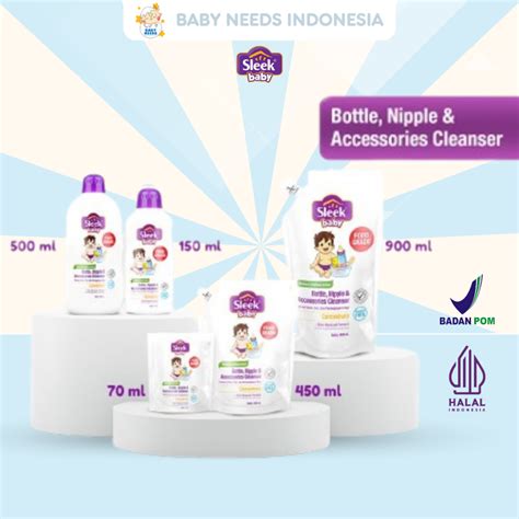 Jual Sleek Baby Bottle Nipple And Baby Accessories Cleanser Sabun