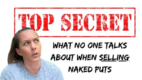The TRUTH About SELLING Naked Put Options What Other YouTubers Won T Talk About YouTube
