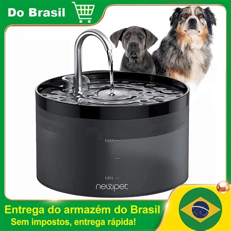 Bebedouro de água para cães e gatos Filtro automático USB elétrico