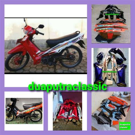 Jual Full Set Cover Body Halus Vega R Lama Ready All Warna Merah Putih