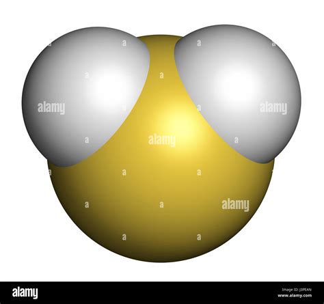 El sulfuro de hidrógeno H2S molécula Gases tóxicos con su