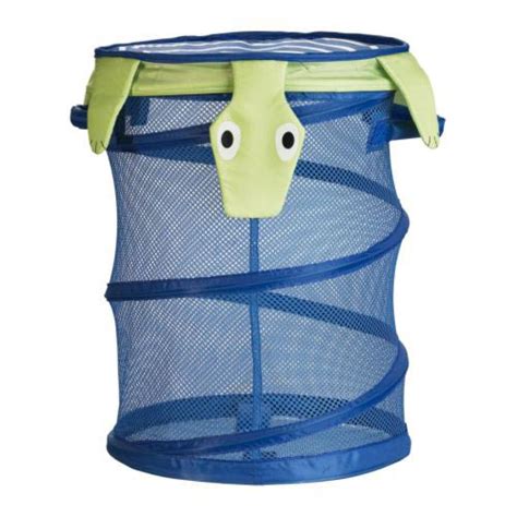 Сетчатая корзина для игрушек с крышкой IKEA КУСИНЕР - «Легкая и ...