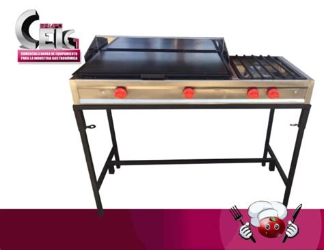 PLANCHA CON 2 QUEMADORES Modelo PY2Q AI 120 50 Grupo CEIG