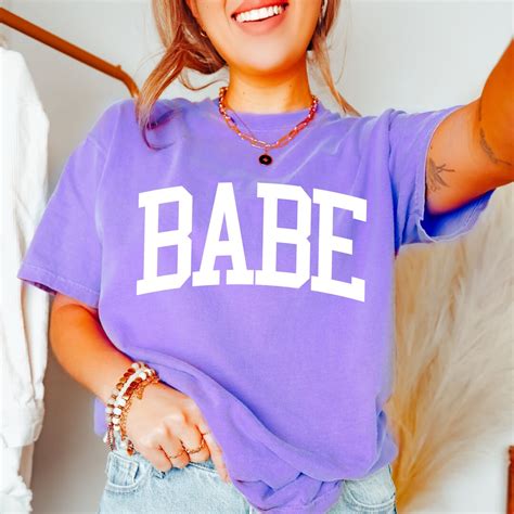 Babe File SVG PNG Babe Varsity Font Digital File Collegiate Font Shirt