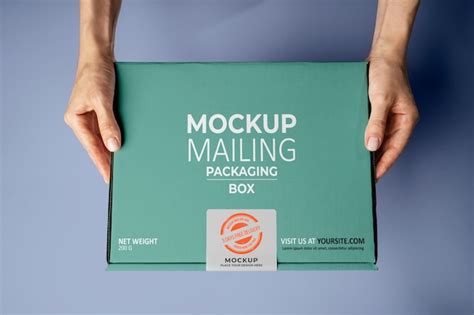 Premium Psd Mailing Box Mock Up Design