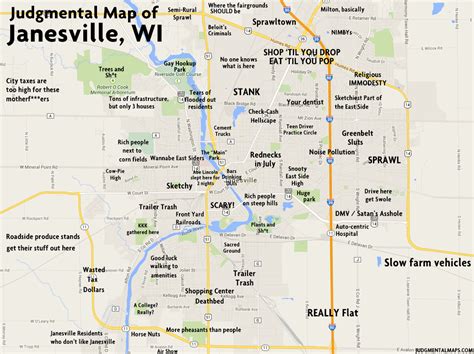 Map Of Janesville Wisconsin - Draw A Topographic Map