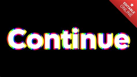continue gio yt text effect generator