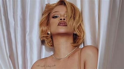 Rihanna Dazzles In Sultry Photo Shoot Latest Additions To Lingerie Collection