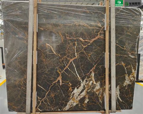 Marble Slabs | Stone Slabs - Dior Gold Black Marble Slab