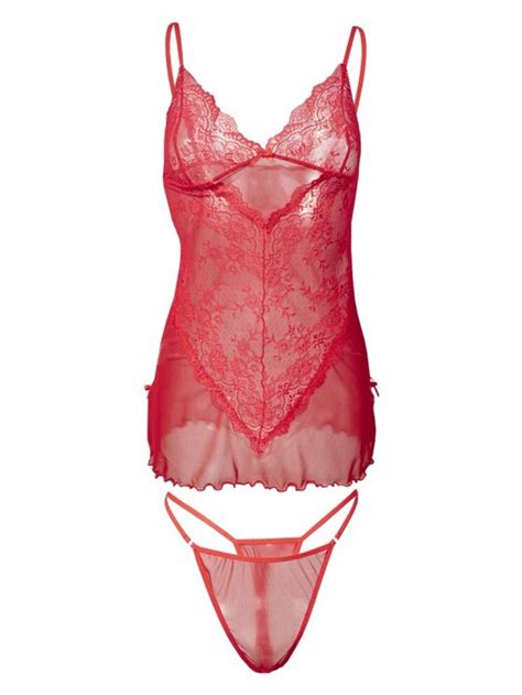 Dkaren Lingerie Komplet Bielizny Stacy Czerwony Modivo Pl