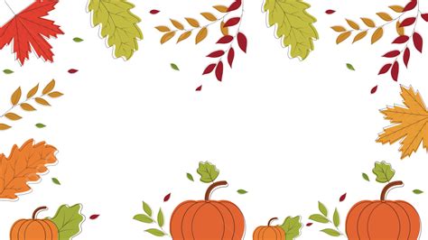 Thanksgiving Pumpkin Png Picture Thanksgiving Border Horizontal