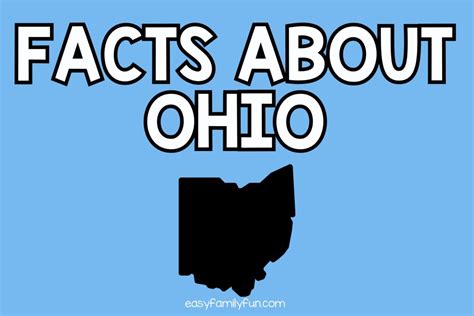 Facts About Ohio - Easy Family Fun- Games, Trivia, and Jokes