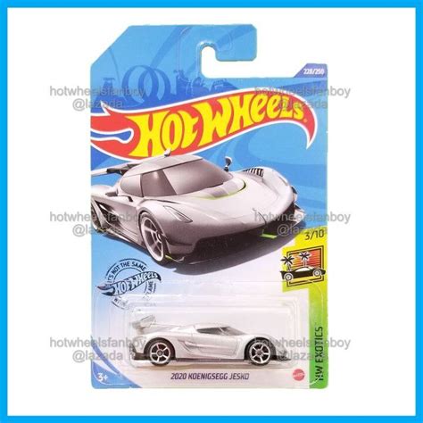 Hot Wheels 2020 Koenigsegg Jesko HW 2020 Exotics 3 10 Metalflake Battle Grey Hyper Car Exotic