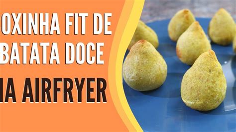 Coxinha de batata doce na airfryer receita fácil e saudável