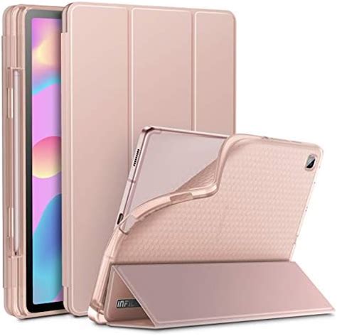 Infiland Galaxy Tab S Lite Case With S Pen Holder Tri Fold Case With