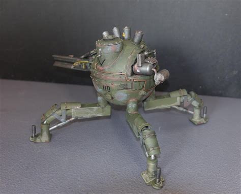 Still Wip But Fully Painted Now Railgun Mech World War 15 The Rg