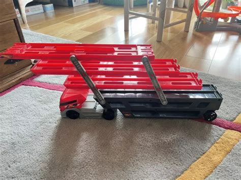 Hot Wheels Ckc Mega Hauler Truck Car Transporter Lorry Carrier Picclick Uk