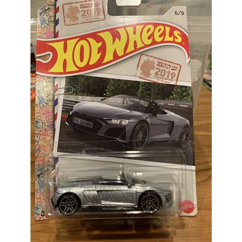 熱狗本舖 風火輪 HOT WHEELS 2019 奧迪 AUDI R8 SPYDE 敞篷 限量 普卡 蝦皮購物