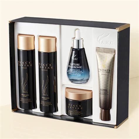 Buy AHC Black Caviar Special Skin Care Set (Toner + Lotion + Cream ...
