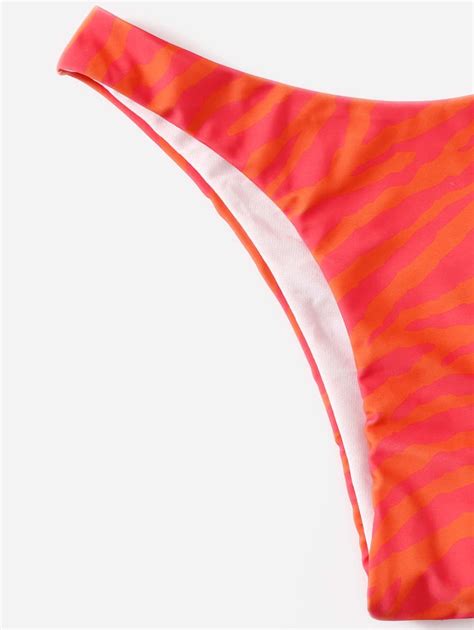Shein Swim Summer Beach Zebra Stripe Bikini Shein Eur