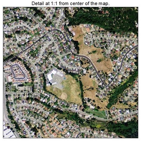 Aerial Photography Map Of El Sobrante Ca California