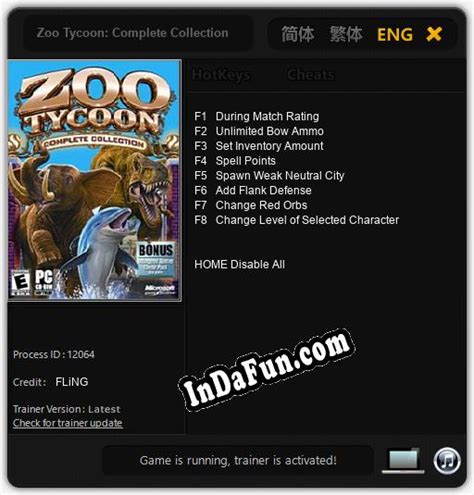Zoo Tycoon Complete Collection Trainer 8 V15 Free Download Pc