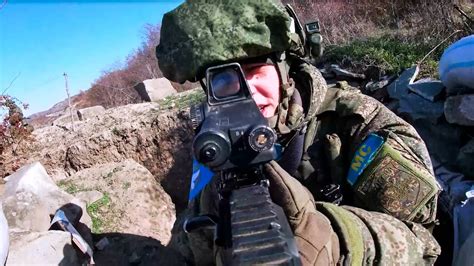 Тренировка российских миротворцев на наблюдательном посту в Нагорном ...