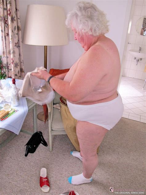 Chubby Granny Marie Theres Shows Her Big Saggy Tits Ass While Changing CoedCherry