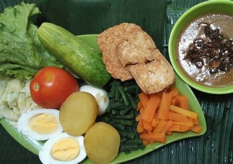 resep gado gado siram malang simple pakai bumbu pecel jadi oleh kezia