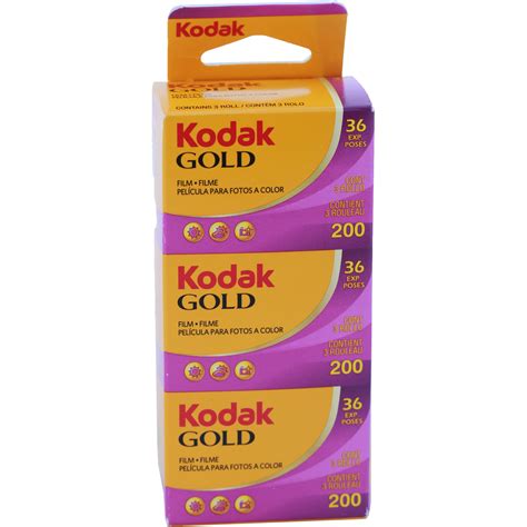 Kodak Gold 200 35mm Color Film 24 exposures each 8 Pack Cameras Craft ...