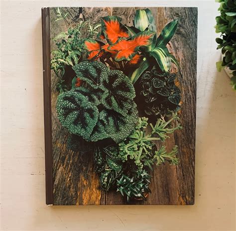 Vintage Foliage House Plants Book - Etsy