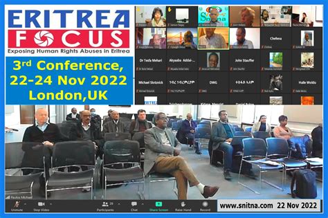 Building Democracy in Eritrea Conference 2022
