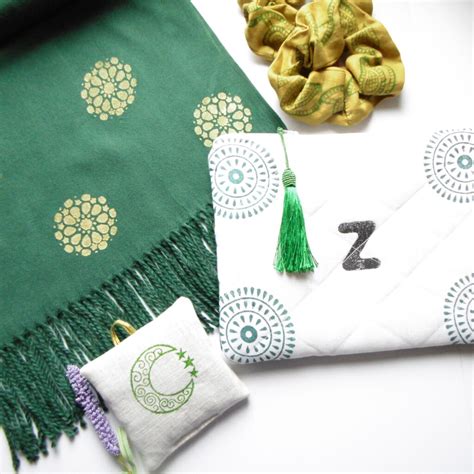 Naila Ahmad London Lino Printed Textile Accessories Pedddle