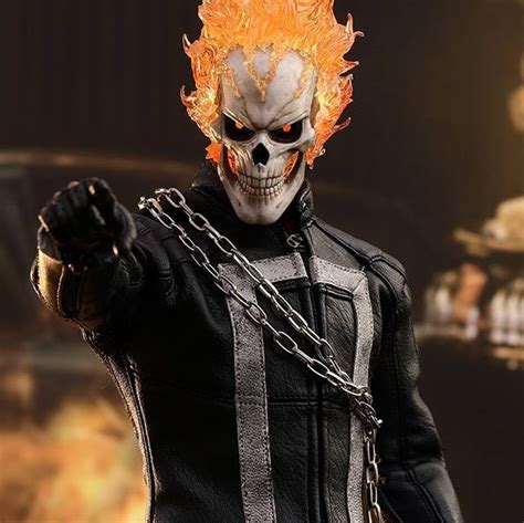 Agents Of S H I E L D Une Figurine Hot Toys Pour Ghost Rider Les Toiles H Ro Ques