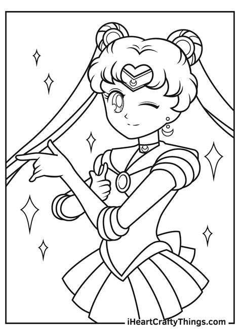 Sailor Moon Coloring Book Pages