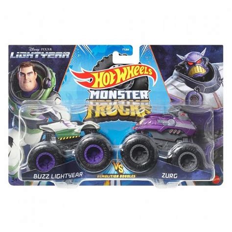 Hot Wheels Monster Trucks Pak Buzz Lightyear Vs Zurg Hnx Fyj Cena