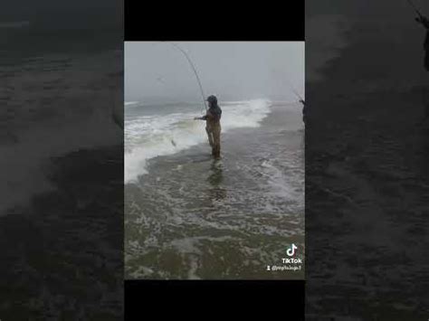 Surf Fishing In Palm Beach State In Watsonville California With