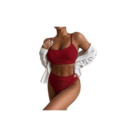 Zolimx Halter Slim Costume Da Bagno Bikini Costumi Da Bagno Di Un Pezzo Per Le Donne Sexy