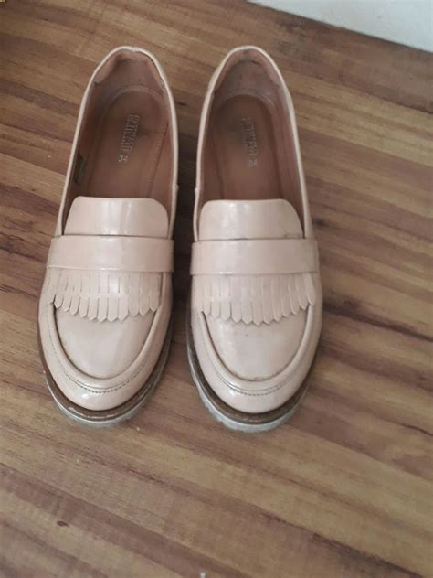 Oxford Nude Sapato Feminino Usado Enjoei